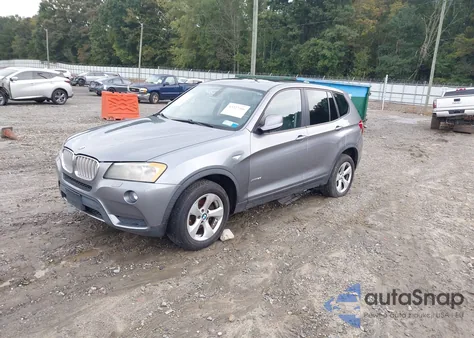 2011 BMW X3 xDrive28I из США, поврежденный, VIN 5UXWX5C57BL702438